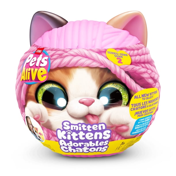 Pets Alive Smitten Kittens Series 2 Cat Interactive Plush Toy