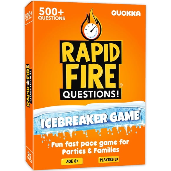 Quokka Cartes de Brise-Glace avec 500+ Questions - Jeu de Cartes de Conversation Familial pour Adultes et Enfants - Jeu Familial « Break The Ice » pour Enfants de 8 à 12 Ans - Parfait pour les Soirées Jeux en Famille Ou pour Adultes I Version Voyage