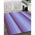 thumbnail image 3 of Ahgly Company Machine Washable Indoor Rectangle Transitional Purple Violet Purple Area Rugs, 8' x 10', 3 of 7