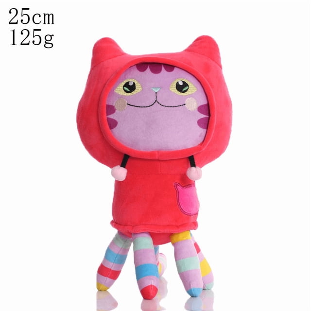 Gabby Dollhouse DJ Catnip Plush Toy, 9.8 Inch Soft Stuffed Character