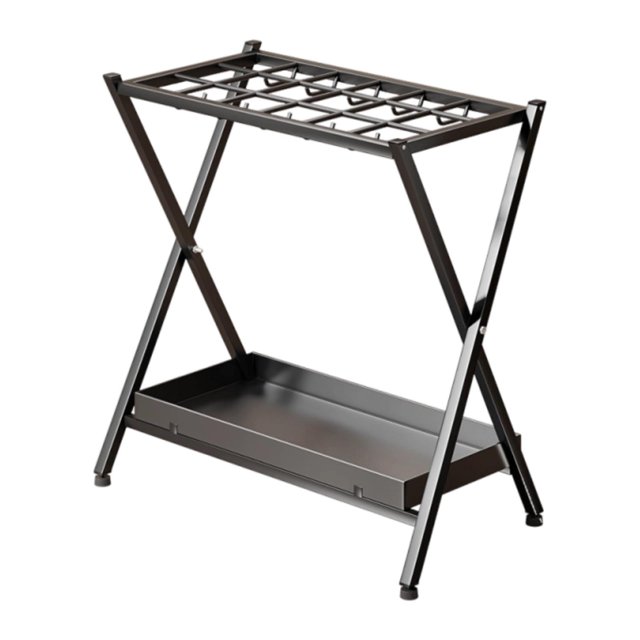Siruishop Tennis Racquets Holder Display Stand Badminton Racket Storage Rack Black