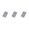 thumbnail image 3 of Baohd Extension Strap Bra Extender Buckle 3 Rows 3 Hooks Women Multicolor Lengthened Band Lingerie Replacement Intimates silver gray 3Set, 3 of 6