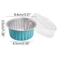 thumbnail image 2 of PRETXORVE Pudding Cup Cake Aluminum Cake Fryer Bowl Tin Paper Baking Tray Tin Paper Cup 20PCS, 2 of 3