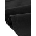 thumbnail image 5 of INSPIRE CHIC Robe Safari à Manches Courtes pour Femme avec Ceinture et Boutons Noir G, 5 of 5