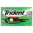 thumbnail image 2 of Trident Spearmint Flavour Sugar Free Gum, 14 Piece Pack, 2 of 7