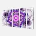 thumbnail image 2 of Strange Flower with Wavy Curves - Floral Canvas Art Print, 2 of 3