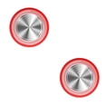 thumbnail image 4 of Ruiboury Mobile Phone Game Joystick Practical Screen Sucker Rocker Gamepad Button Controller Assist Joypad Gaming Supplies Red 2Set, 4 of 6
