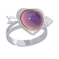 thumbnail image 3 of Mood Rings Changeable Color Temperature Emotion Feeling Fashion Cute Costume Props Multiple Shapes Christmas for Women Men Gift random, 3 of 6
