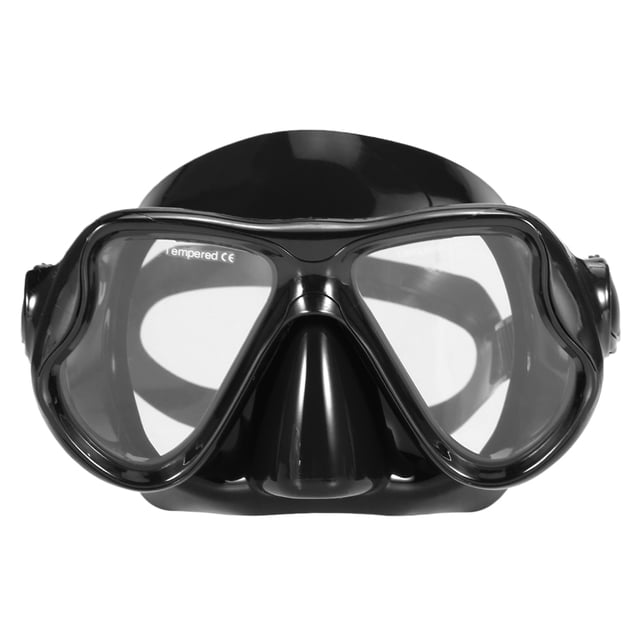Graflsoa Lixada Masque de Plongée Antibuée avec Lentille Trempée pour Adultes, Sangle Ajustable, Conception Étanche, Vision sous-Marine Claire, Modèle AM708