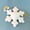 D, variant on Binwennn Cute Snowflake Pillow Soft White Tie Dye Sleep Cushion For Cozy Comfort Ideal For Girls' Rooms And Sleepovers Pillowcase for Skin And Hair Silk Travel Pillowcase Toddler Pillowcases Silk