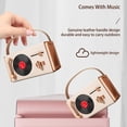 thumbnail image 4 of RXIRUCGD Haut-Parleur Stéréo Sans Fil Haut-Parleur Bluetooth Rétro avec Puce à Réduction de Bruit Intégrée, Design Élégant et Vintage Haut-Parleur Bluetooth Portable pour Maison Bureau Extérieur, 4 of 8