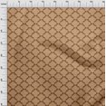 thumbnail image 4 of oneOone Velvet Brown Fabric Asian Block Print Sewing Material Print Fabric By The Yard 58 Inch Wide, 4 of 4