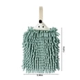 thumbnail image 3 of Serviette à Main en Chenille Hérisson Mignonne, Boule d'Essuyage Suspendue pour les Mains, Serviette à Main Épaissie Absorbante, Suspendable, Multifonctionnelle, 3 of 9