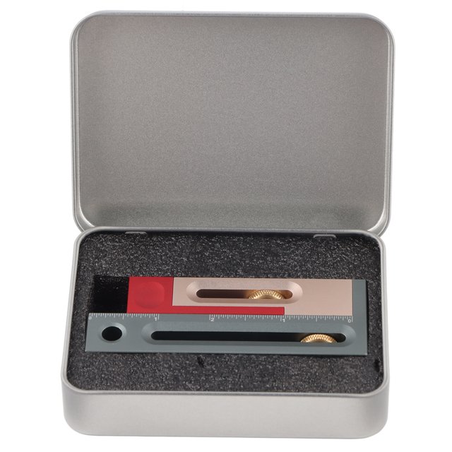 Woodworking Tool Saw Slot Regulator, Saw Adjuster, Aluminum Alloy Rotating Boxes For Producting Wood Structures Wooden Boxes