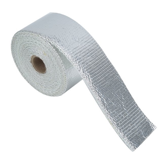 Exhaust Pipe Wrap Exhaust Pipe Heat Wrap Exhaust Header Pipe Wrap Fiberglass Exhaust Pipe Wrap Exhaust Pipe Wrap Tape 5m Silver Car Heat Insulation Exhaust Header Pipe Wrap Cloth