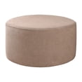 thumbnail image 1 of Housse Extensible pour Pouf Rond Housse de Repose-Pieds Housses Amovibles pour Repose-Pieds - Kahki 11Kahki, 1 of 7