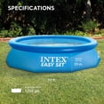 thumbnail image 2 of Intex Recreation 10 X 30 Ground Level Pool Set Constructed With Puncture Resistant Material, 2 of 9
