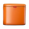 thumbnail image 1 of relayinert Hanging Stainless Steel Garbage Bin Effortless Waste Disposal In Kitchen 4L light orange, 1 of 6