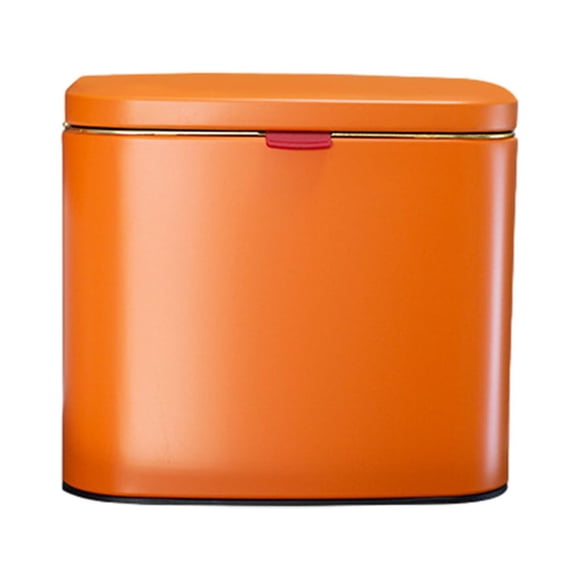 Maytalsory Bac à Compost de Cuisine Mural avec Couvercle Armoire Favorise la Durabilité à la Maison 4 L orange Pâle