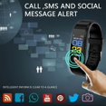 thumbnail image 4 of Fitness Tracker  Activity Tracker Watch with Heart Rate Monitor  Waterproof Smart Fitness Band with Step Counter  Calorie Counter  Pedometer Watch for Kids Women and Men  Green, 4 of 5