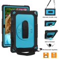 thumbnail image 2 of Mignova for Walmart ONN 10.1 Inch Tablet Case Gen 3 2022 (Model:100071485),Adjustable Shoulder Strap Hand Strap Rotatable Stand Kids Shockproof Case for Onn 10.1 Inch 3nd Gen Tablet (Black/Blue), 2 of 6