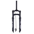 thumbnail image 1 of BOLANY BOLANY FKA006 26-Inch Magnesium Alloy Fat Tire Bicycle Fork for Snow and Beach Riding, 135mm Shock Absorption, Wire Control Suspension, Black Color, 1 of 6