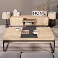 thumbnail image 1 of Homycasa 47.2'' Metal Expandable Coffee Table with Storage, 1 of 9