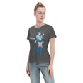 thumbnail image 4 of Women's Basic Short Sleeve T-Shirt Sailor Moon Mizuno Ami, 4 of 6