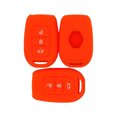 thumbnail image 2 of Decodeary 3pieces Car Key In Style Silicone Car Key Case Non-toxic Silicone Car Key Cases orange, 2 of 6