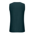 thumbnail image 2 of Timegard Summer Tops for Women Sleeveless Button Regular Neck Casual Shirts Solid Color Fashion Blouses, 2 of 5