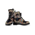 thumbnail image 4 of UKAP Bottes en Cuir pour Femmes, Bottillons Courts à Motif Floral, à Lacets, Bottines de Travail, Imperméables, Libellule 6.5, 4 of 4