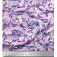 thumbnail image 1 of Soimoi Polyester Crepe Fabric Animals Brush Stroke Printed Fabric 1 Yard 42 Inch Wide, 1 of 1
