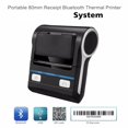 thumbnail image 4 of Printer 80mm Bluetooth Thermal Printer Receipt Wireless 3 Inch Mobile ,Improve Efficiency, 4 of 6
