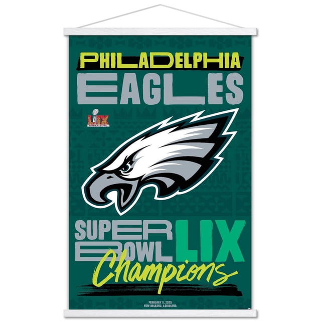 Logo de l'équipe NFL Philadelphia Eagles - Super Bowl LIX