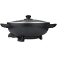 thumbnail image 3 of Brentwood 13-Inch Non-Stick Flat Bottom Electric Wok Skillet, 3 of 7