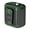 green, variant on Siruishop Wearable Fan Powerful Wind 14500RPM Waist Hanging for Home Cycling Gardening green