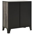 thumbnail image 3 of vidaXL Storage Cabinets 2 pcs Grey 72x36x82 cm Metal and MDF, 3 of 5
