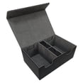 thumbnail image 2 of Boîte de Rangement pour Jeux de Cartes à Deux Compartiments Étui pour Jeux de Cartes Usages Multiples Multifonctionnel Noir Gris, 2 of 9