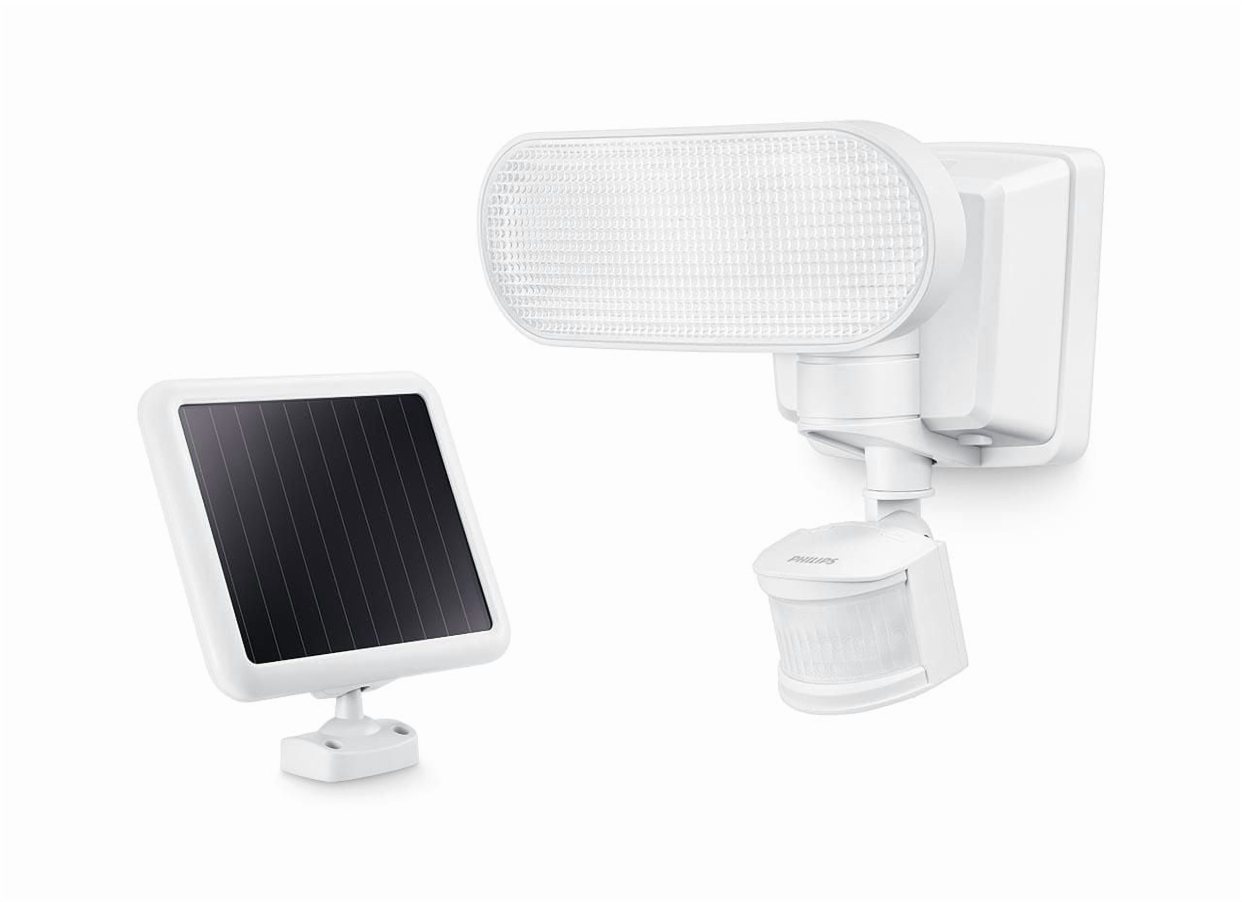 Philips Projecteur double a l'energie solaire avec DEL et detecteur de mouvement de 180°