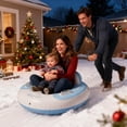thumbnail image 3 of LSLJS Traîneau Tubulaire pour la Neige - Jouet de Luge d'Hiver Gonflable avec Poignées, 3 of 6