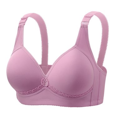 Erwazi Women's Wireless Push Up Bra Full Coverage Wirefree Support Padded Seamless T Shirt Bra