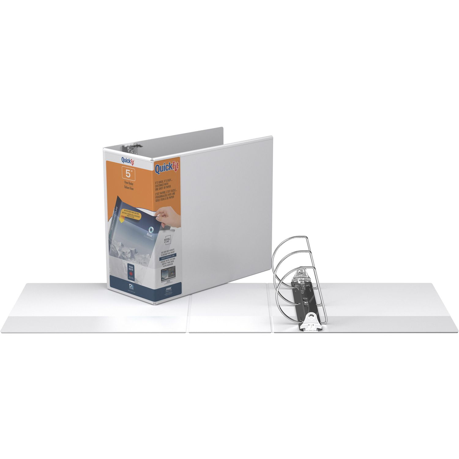 Reliure à anneaux View QuickFitMD 5 po AD