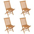 thumbnail image 5 of vidaXL 5 Piece Garden Dining Set Solid Teak Wood, 5 of 5