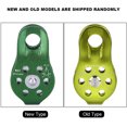 thumbnail image 3 of Aluminium Alloy Climbing Pulley Block, Heavy Duty, With 1000kg Pull Strength, Suitable for 8-12mm Rope, for Climbing, Hauling, Transporting, 3 of 7