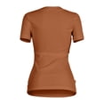 thumbnail image 3 of Haut à Manches Courtes Col Rond Côtelé Ajusté pour Femmes - une Pièce Élégante, Polyvalent avec Jeans/jupes - S-TTG, 3 of 4