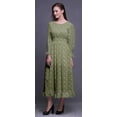 thumbnail image 3 of Bimba Robe Maxi à Volants Longue Bohème Renaissance en Coton à Smocks pour Femme - Medium, 3 of 5
