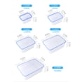 thumbnail image 2 of TIMIFIS Plastic Food Storage Meal Prep Leftovers Containers for Kitchen Airtight Bento Lunch Box Pantry Organization Storage with Lock Lids for Sugar Flour Pasta Cereal Canister Accessories Essentials, 2 of 3