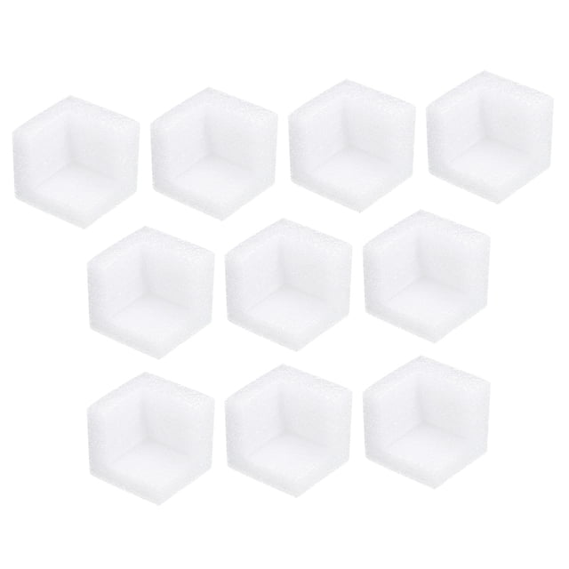 Lot de 50 Protège-Coins en Mousse 2,2x2,2x2,2 Po Protection de Bords en Polyéthylène