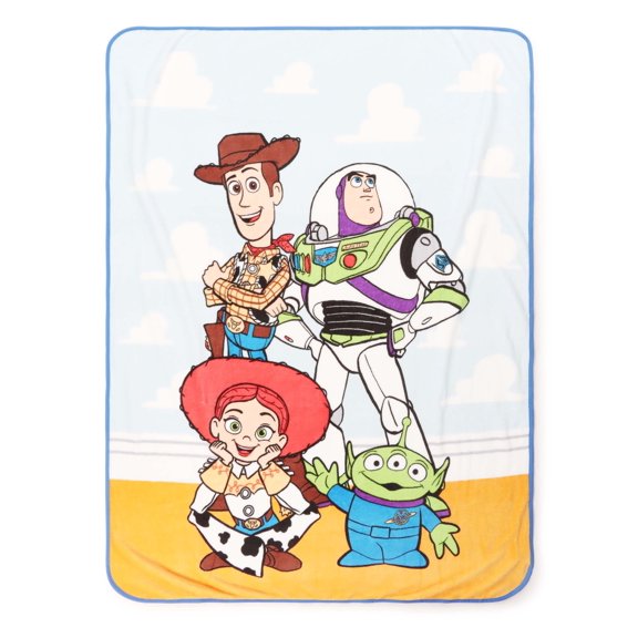 Pixar Toy Story kids Plush Fleece Throw, 100% Polyester