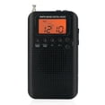 thumbnail image 2 of FM/AM 2 Band Radio Portable Fm / Backlight Rechargeable Battery Black, 2 of 8